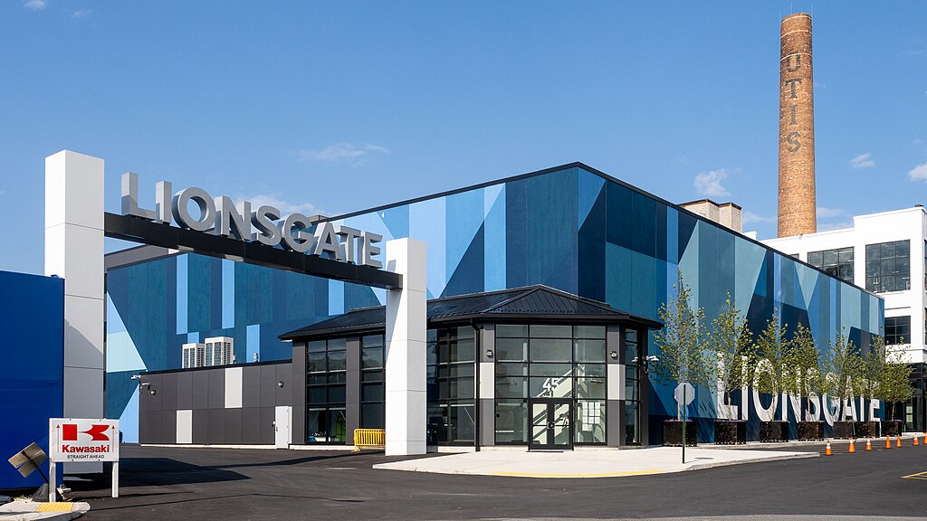 Lionsgate studio building exterior in Yonkers